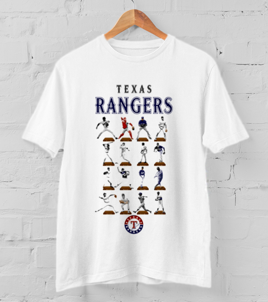 Texas Rangers Baseball Legends Hall Of Fame Moments MLB T-Shirt