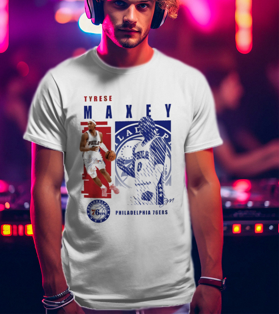 Tyrese Maxey Philadelphia 76ers NBA Highlights 2026 T-Shirt