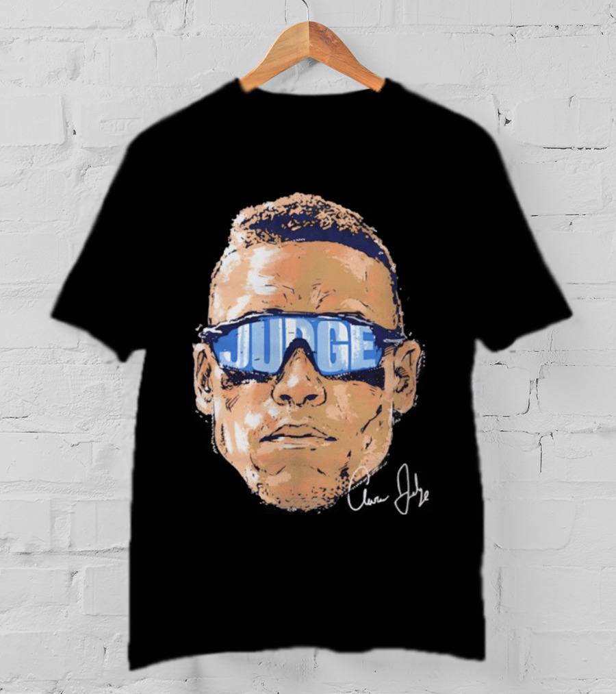 Aaron Judge New York Yankees Iconic Swag Judge Sunglasses T-Shirt