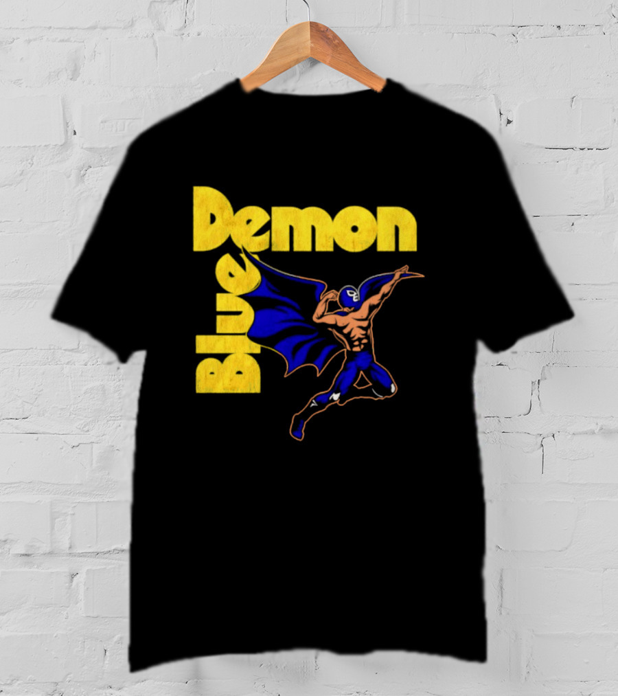 Alejandro Munoz Moreno Blue Demon Mexico Wrestling Iconic Luchador T-Shirt