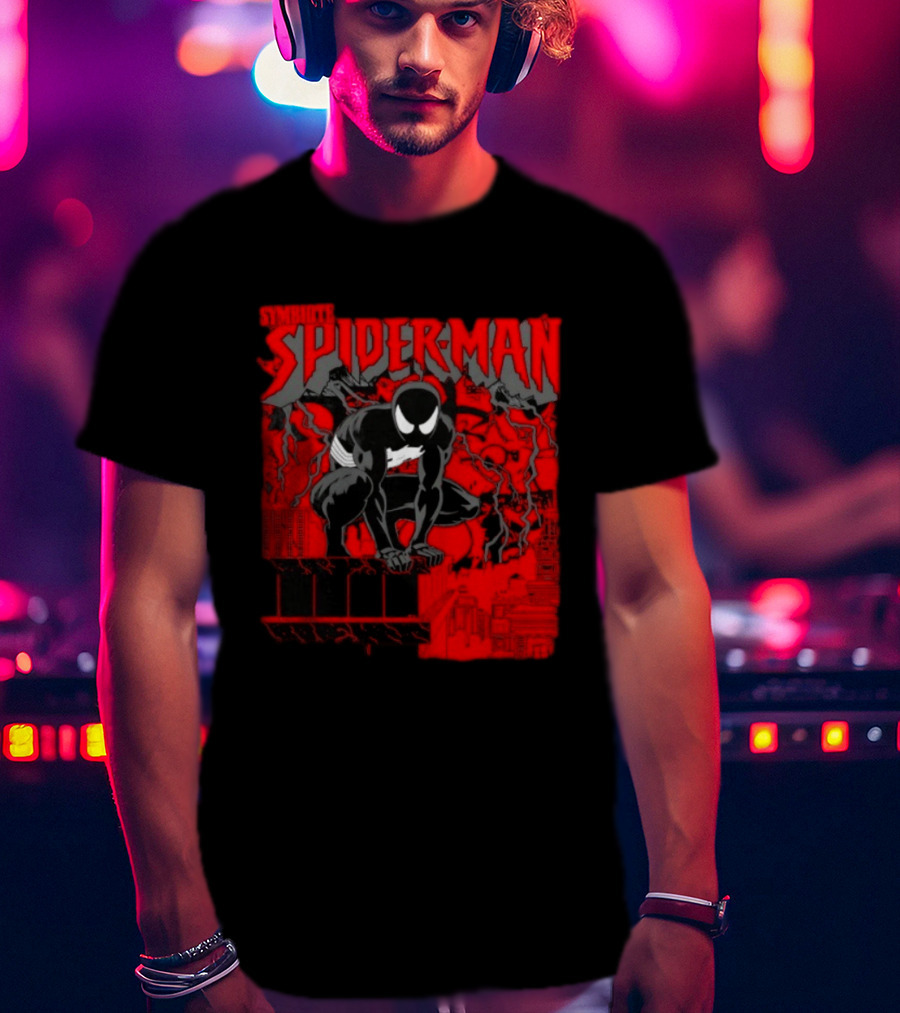 Symbiote Spider Man Marvel Venom Black Suit Comic T-Shirt