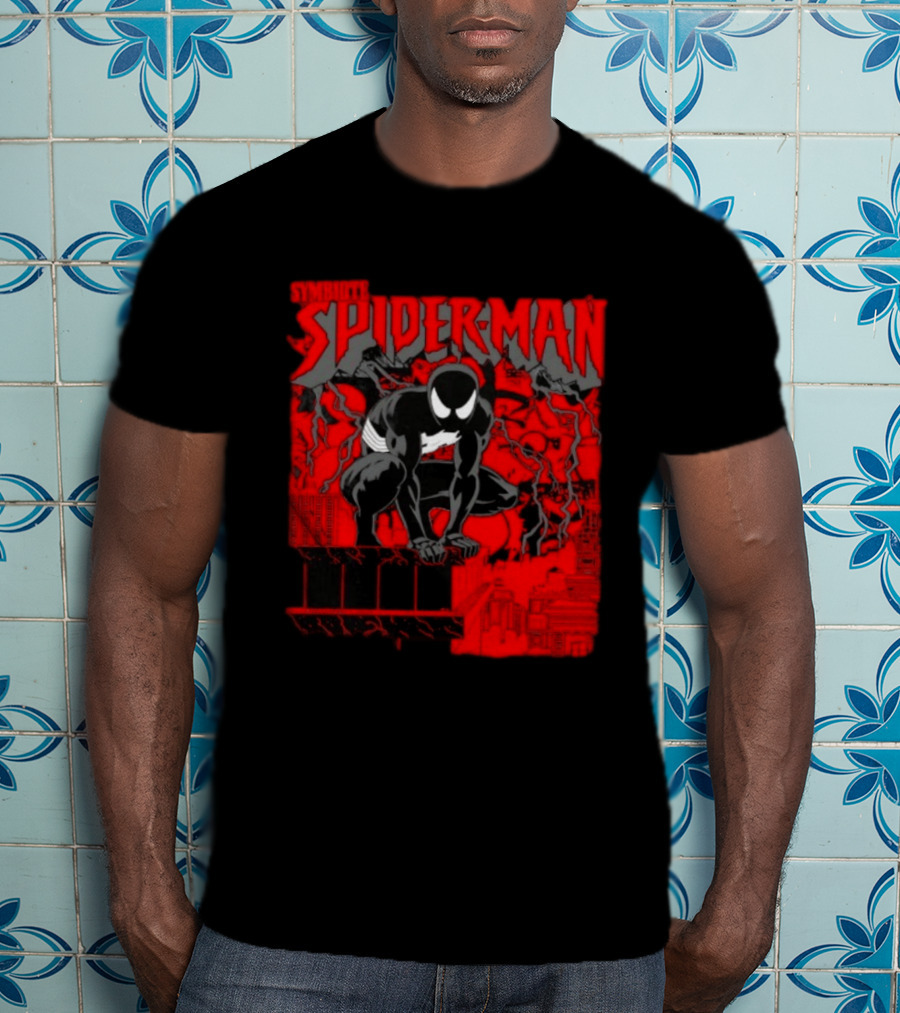 Symbiote Spider Man Marvel Venom Black Suit Comic T-Shirt