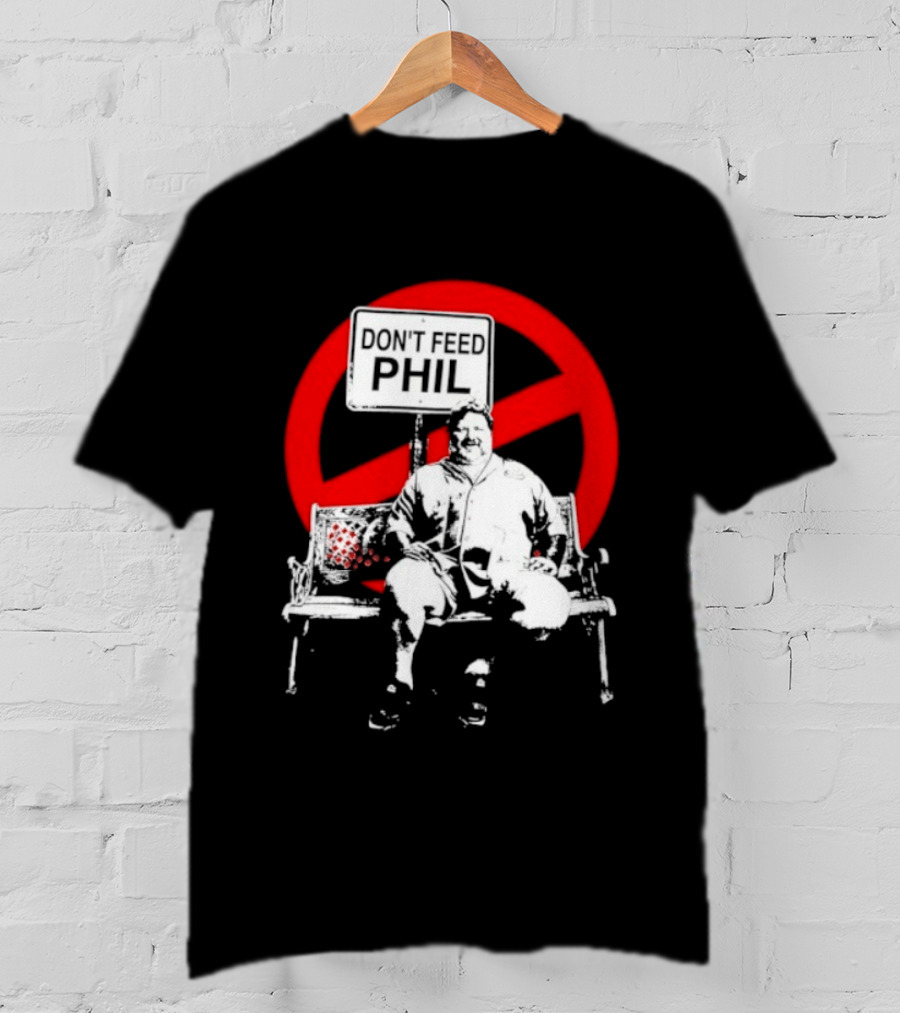 Viva La Bam MTV Reality TV Don't Feed Phil Bench Red Circle T-Shirt
