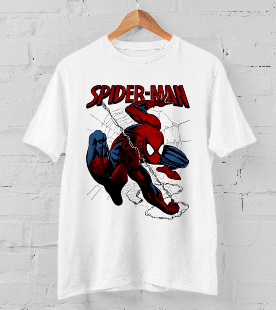 SPIDER MAN Marvel Superhero Man Spider Peter Parker Web Slinger T-Shirt