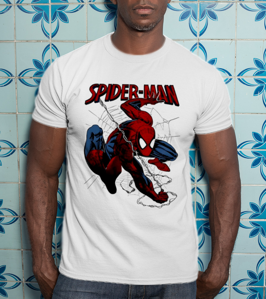 SPIDER MAN Marvel Superhero Man Spider Peter Parker Web Slinger T-Shirt