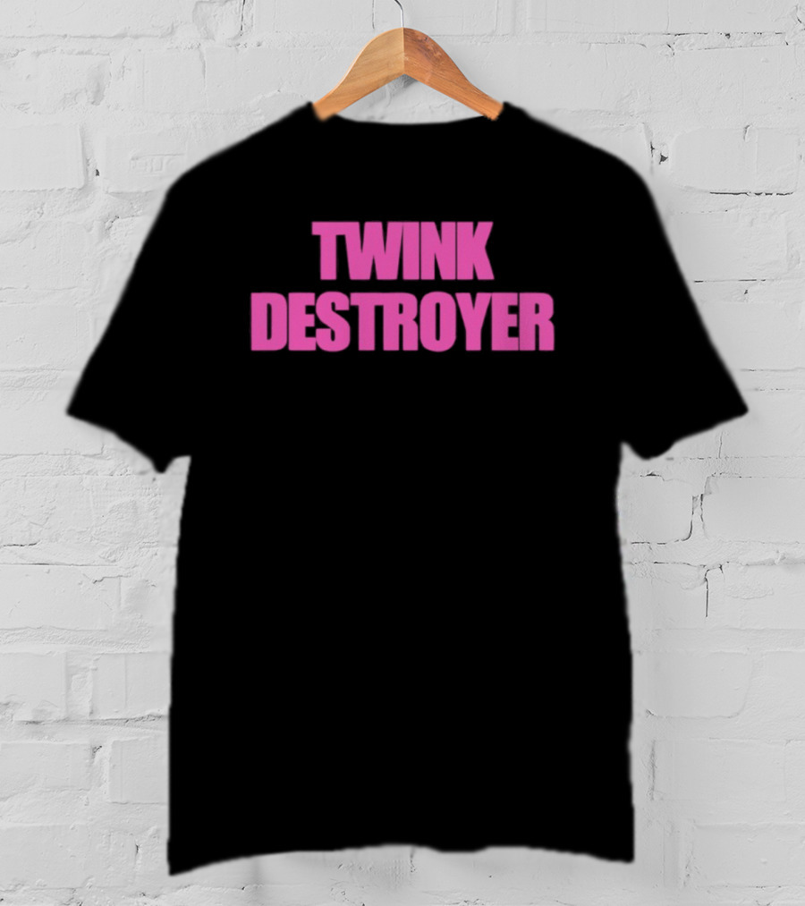 Twink Destroyer Bold Pink T-Shirt