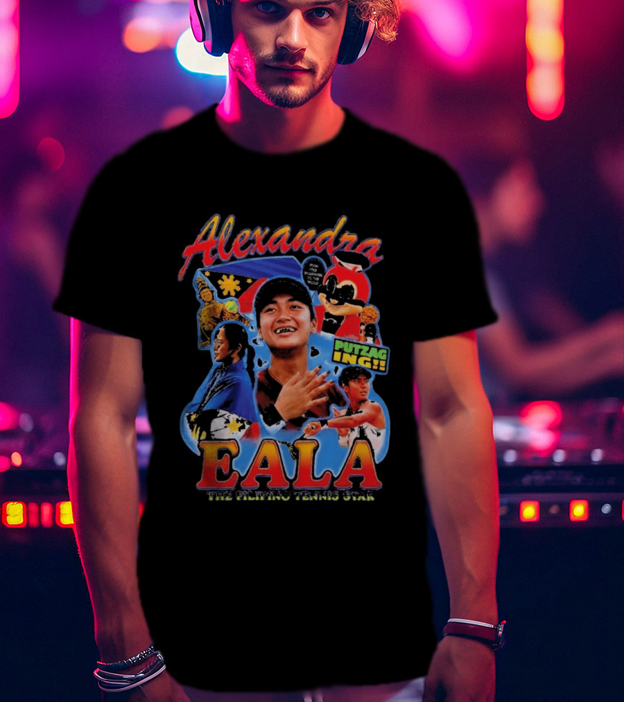 Alexandra Eala Filipino Tennis Star Putzag Ing! T-Shirt