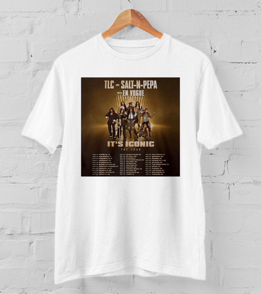 TLC Salt N Pepa En Vogue It's Iconic Tour Dates 2023 T-Shirt