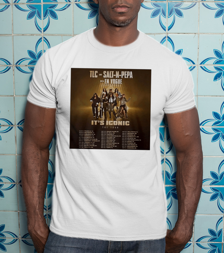 TLC Salt N Pepa En Vogue It's Iconic Tour Dates 2023 T-Shirt