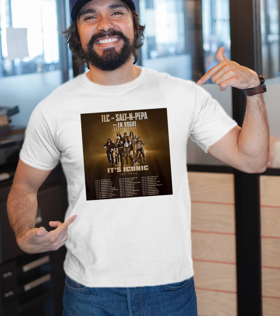 TLC Salt N Pepa En Vogue It's Iconic Tour Dates 2023 T-Shirt