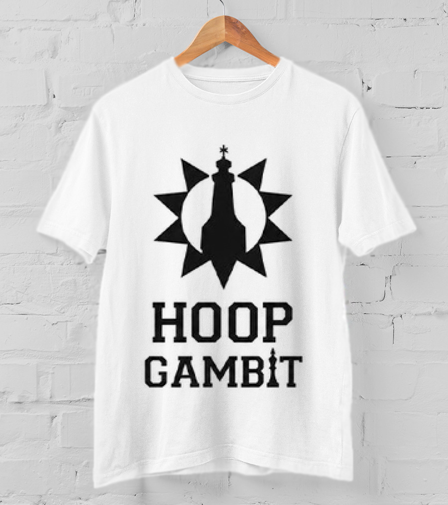 Victor Wembanyama Hoop Gambit Basketball Chess Fusion Starburst T-Shirt