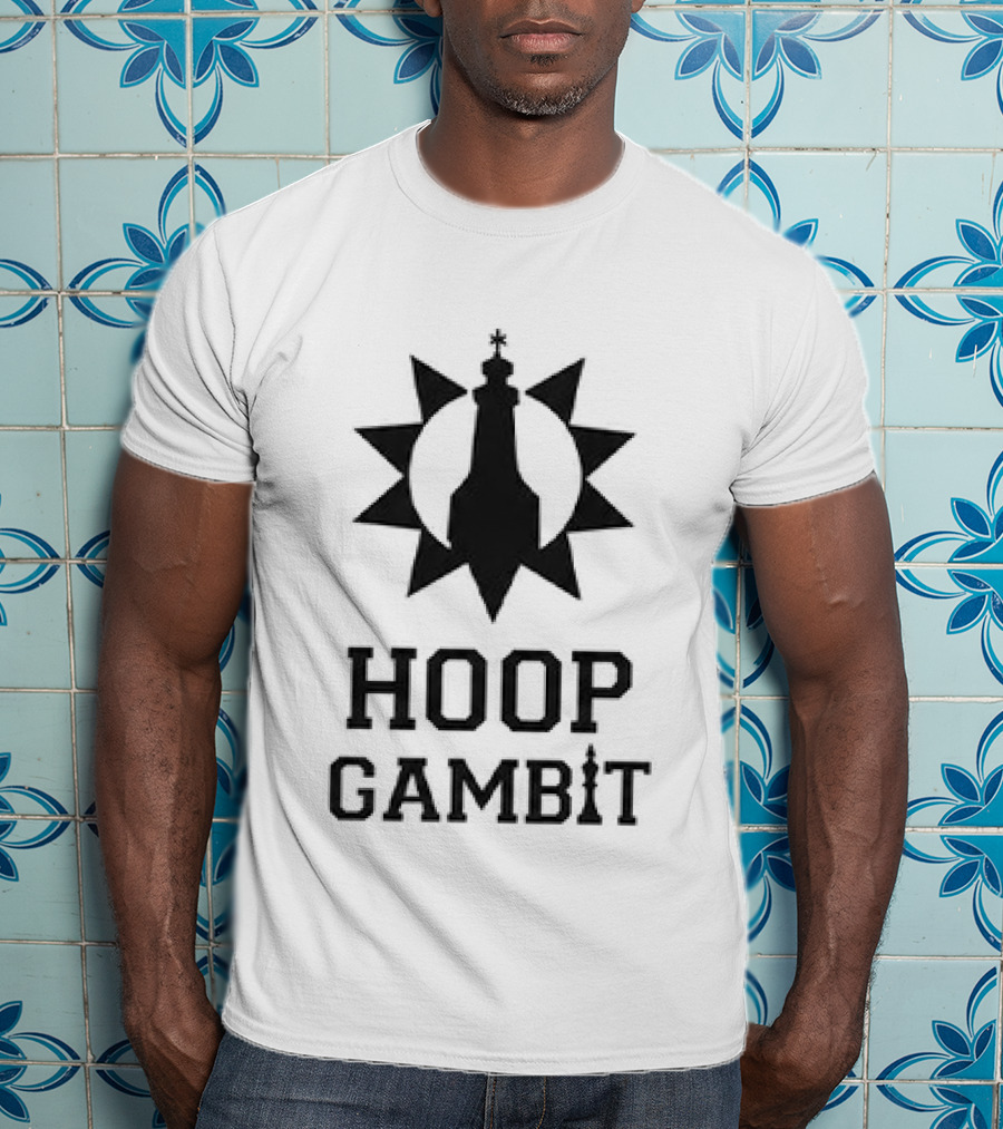 Victor Wembanyama Hoop Gambit Basketball Chess Fusion Starburst T-Shirt