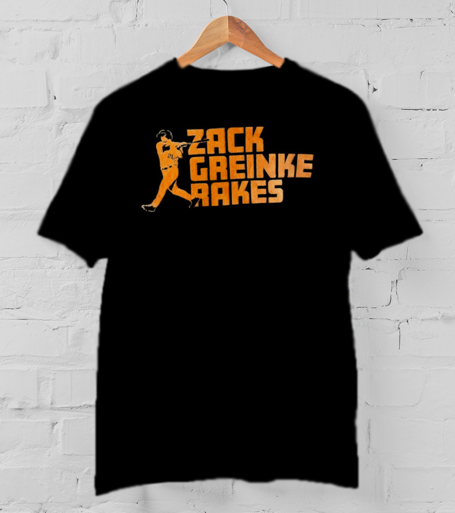 Zack Greinke Rakes Houston Astros Baseball Legend T-Shirt