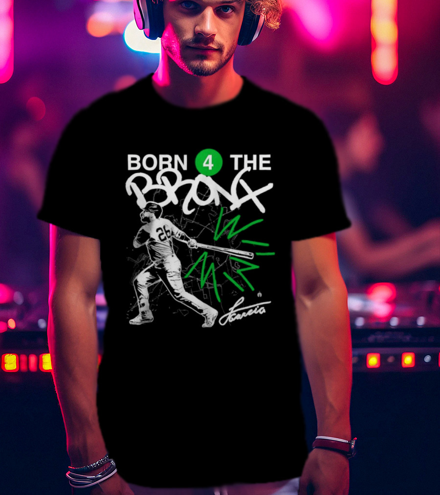 Born 4 The Bronx New York Yankees Luis Garcia Jr. Sports T-Shirt