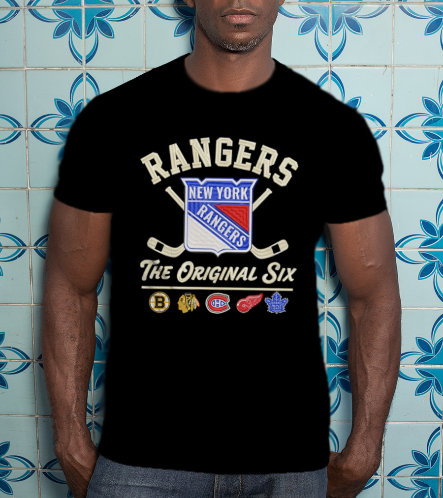 New York Rangers The Original Six NHL Hockey Iconic Teams T-Shirt