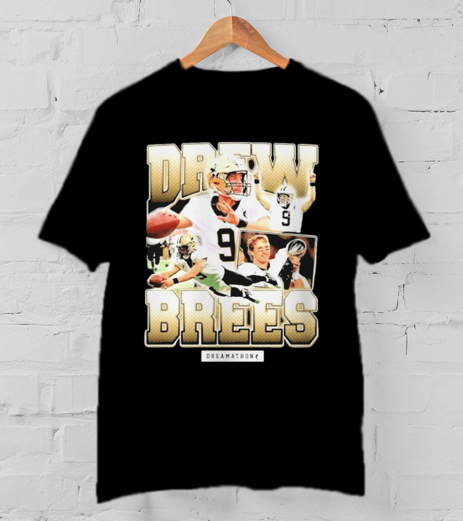 Drew Brees New Orleans 9 Dreamathon T-Shirt