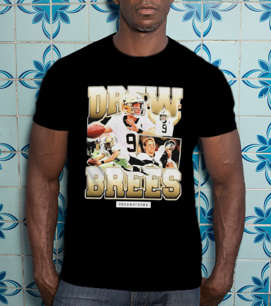 Drew Brees New Orleans 9 Dreamathon T-Shirt