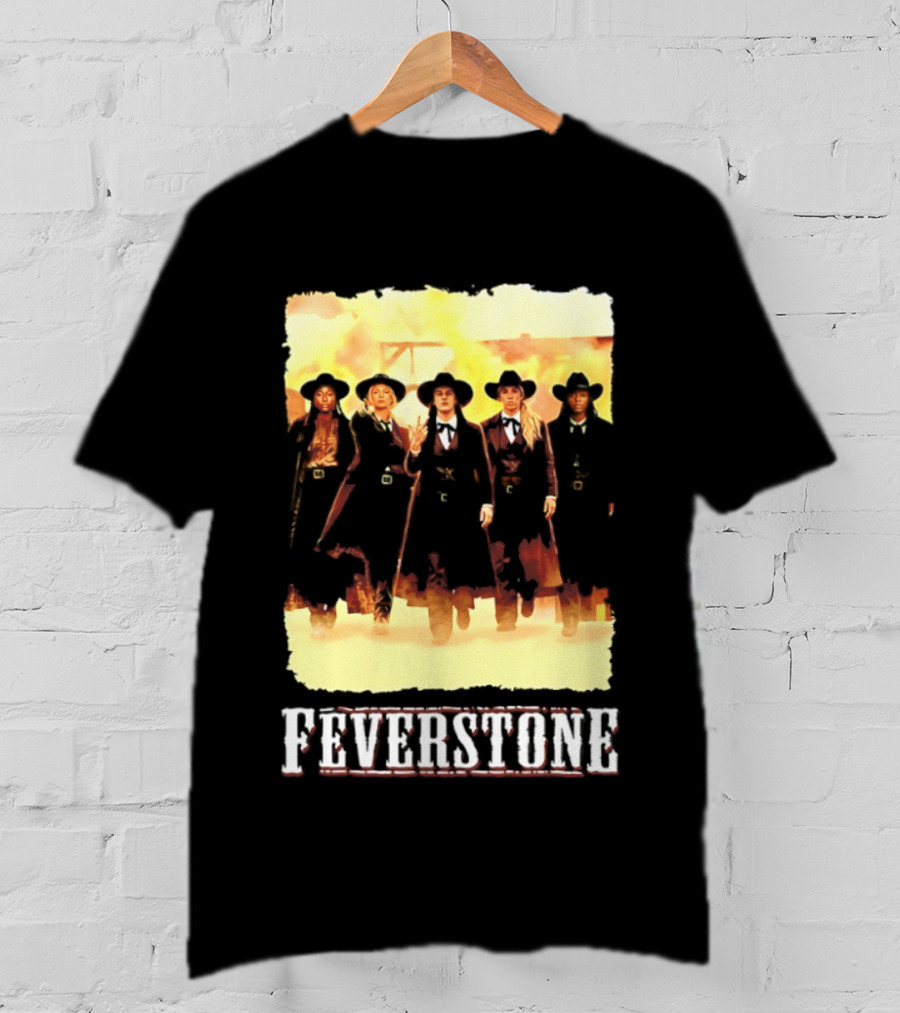 Indiana Fever Feverstone Meme Team Members In Old West T-Shirt