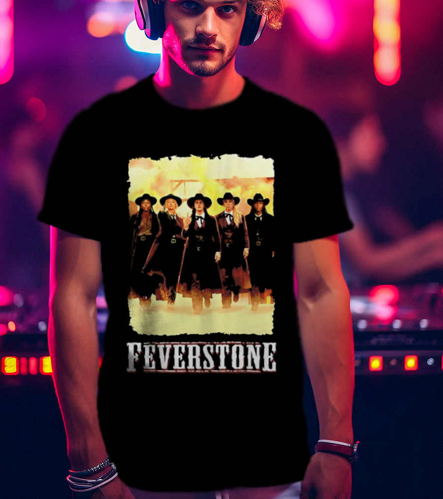 Indiana Fever Feverstone Meme Team Members In Old West T-Shirt
