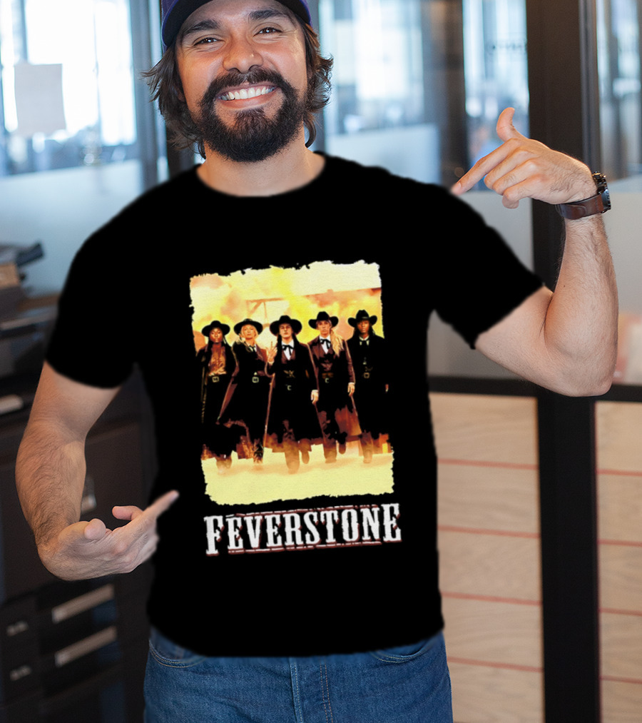 Indiana Fever Feverstone Meme Team Members In Old West T-Shirt
