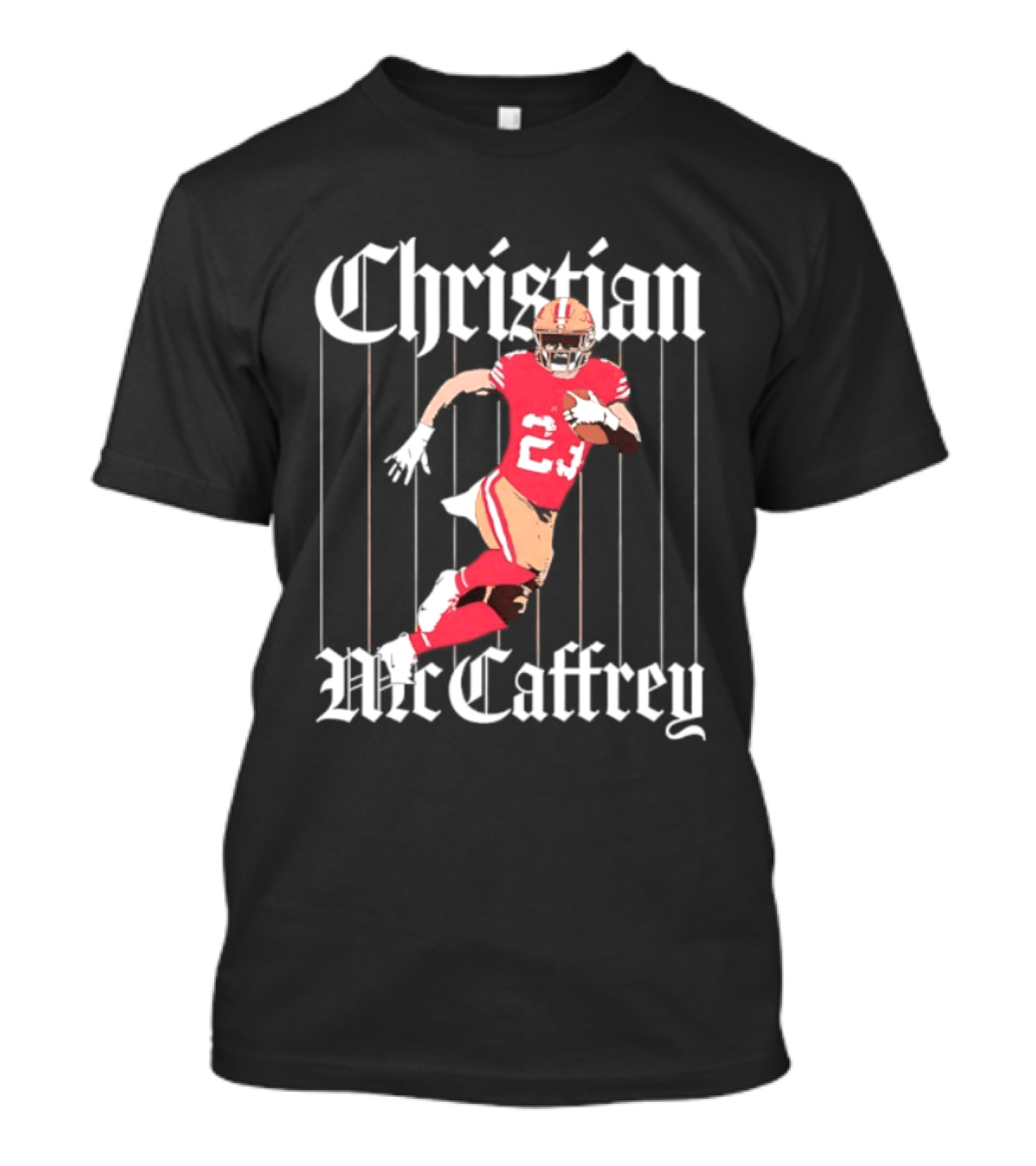 Christian McCaffrey 23 San Francisco 49ers Running Back T-Shirt