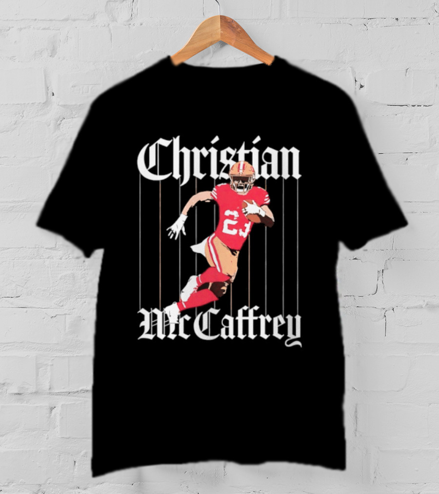 Christian McCaffrey 23 San Francisco 49ers Running Back T-Shirt