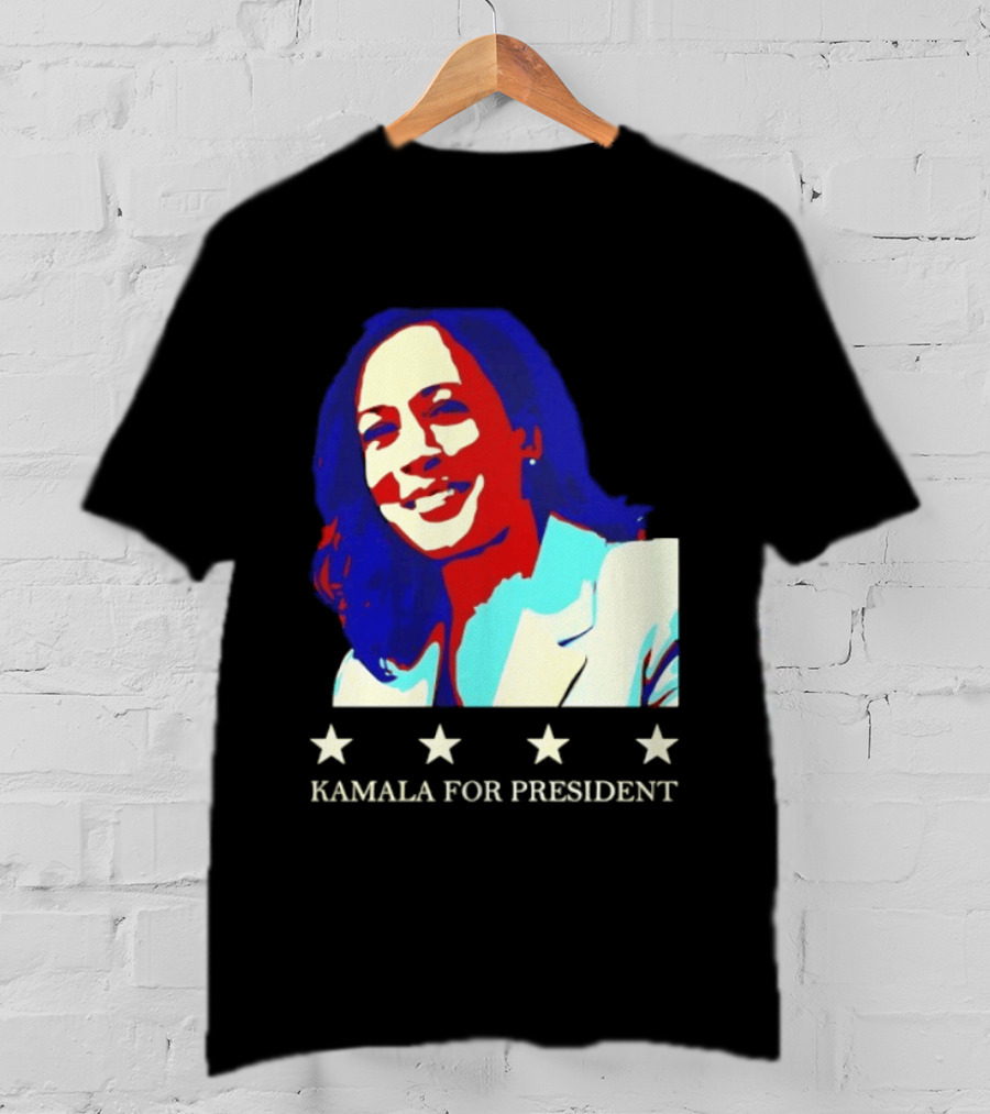 Kamala Harris Kamala For President Presidential Campaign Stars T-Shirt