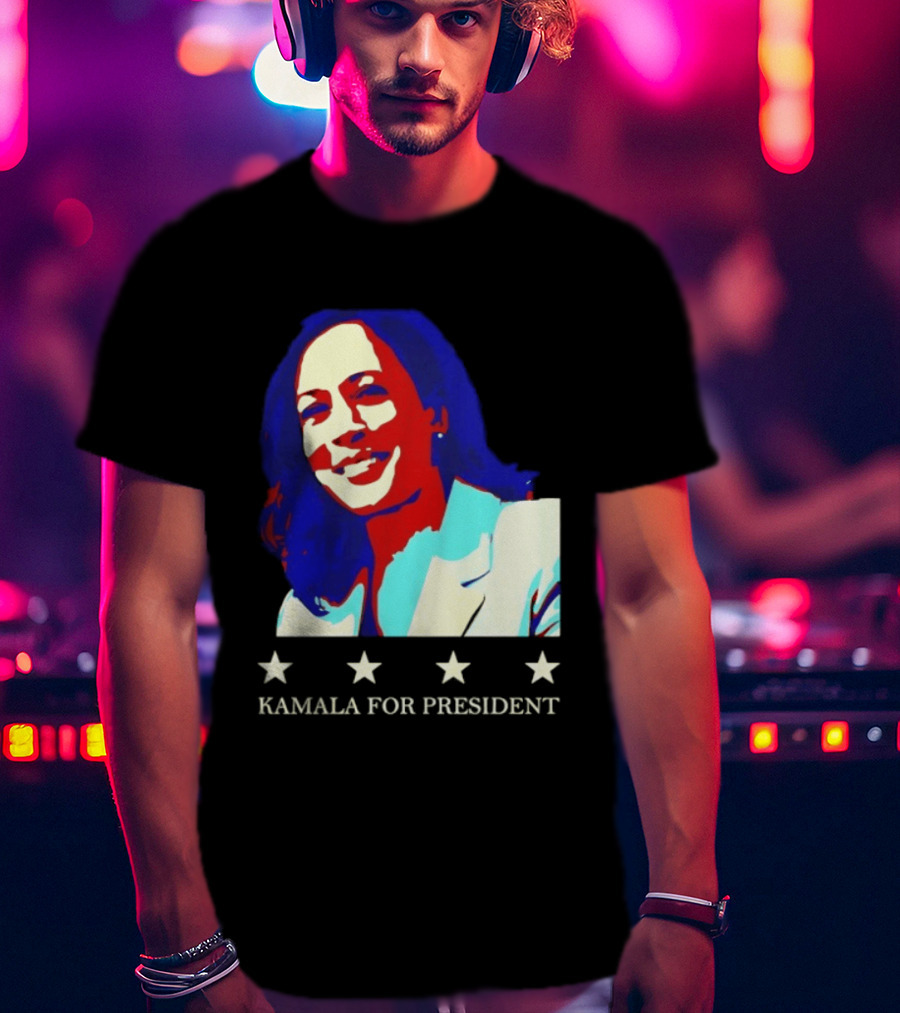 Kamala Harris Kamala For President Presidential Campaign Stars T-Shirt