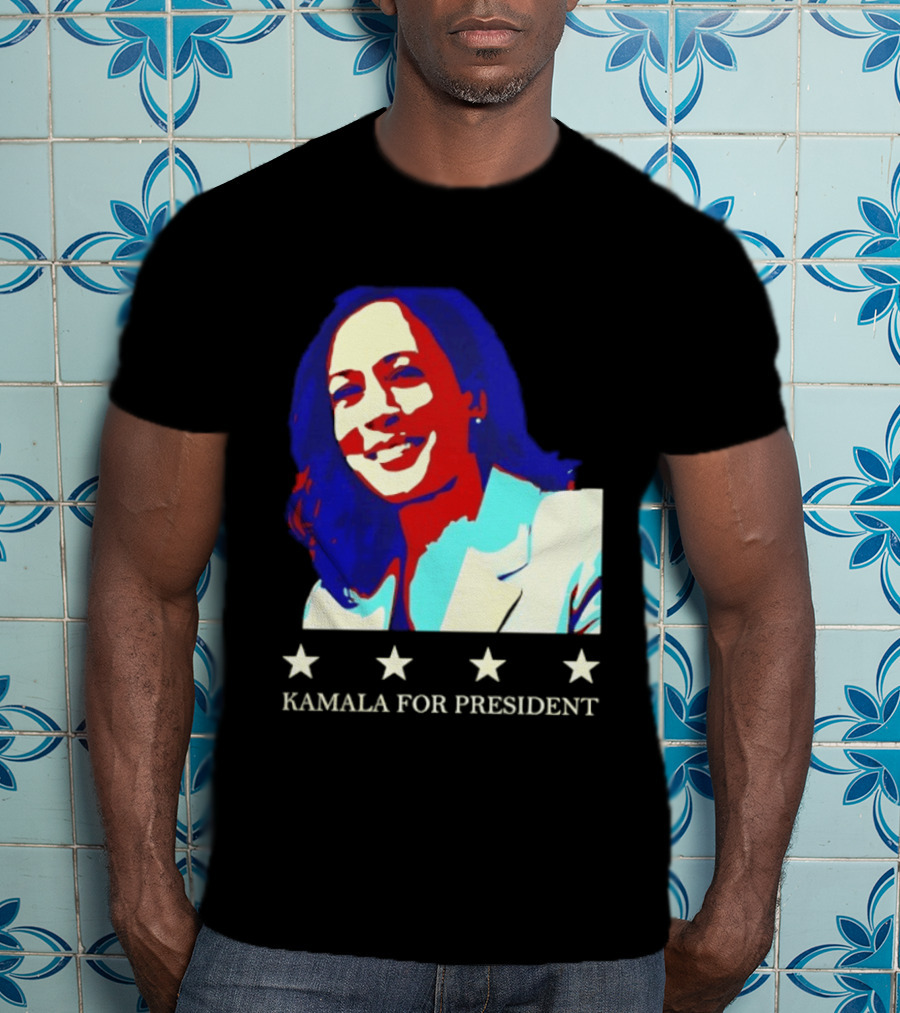 Kamala Harris Kamala For President Presidential Campaign Stars T-Shirt