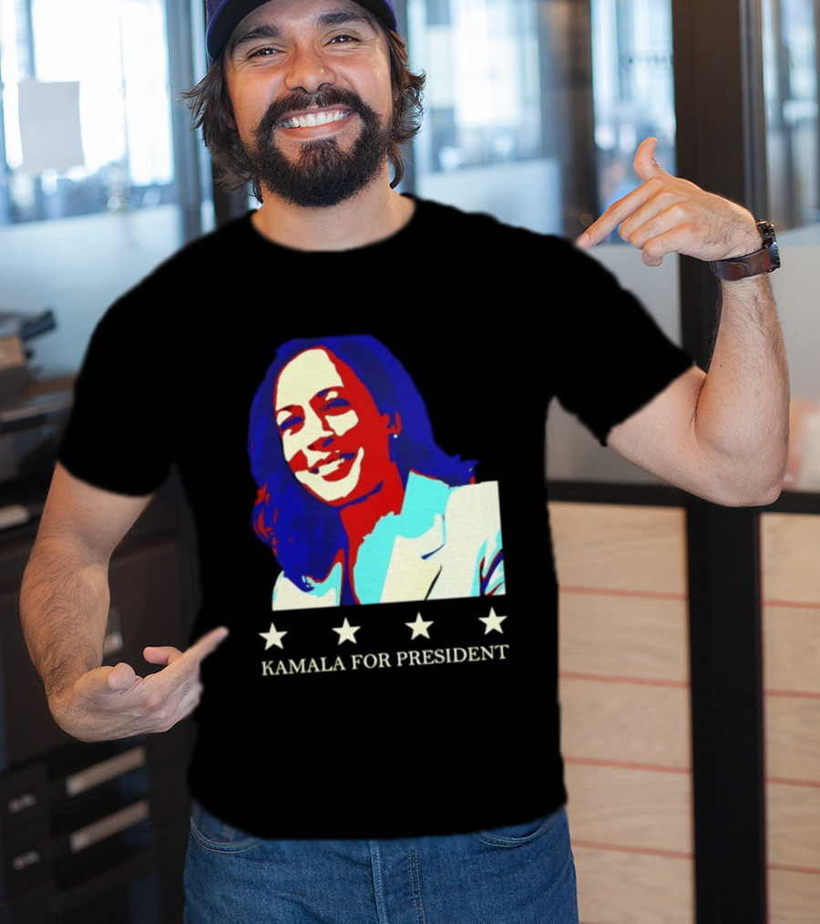 Kamala Harris Kamala For President Presidential Campaign Stars T-Shirt