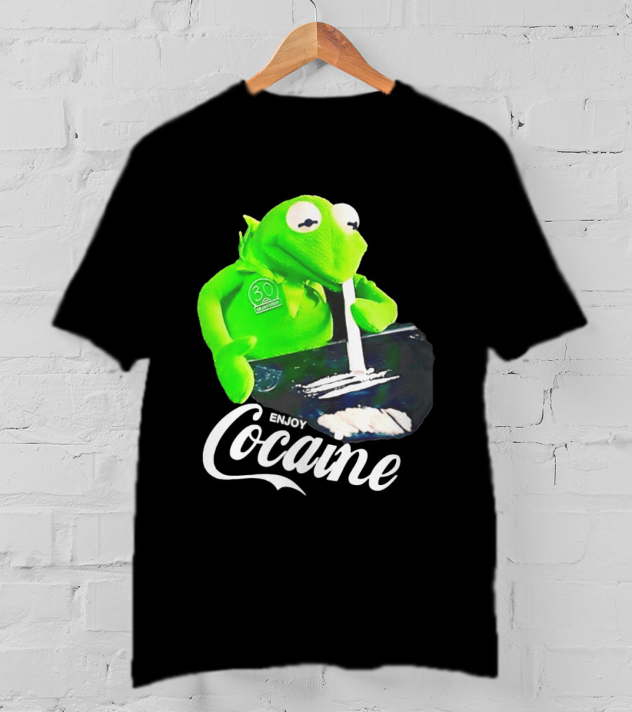 Kermit The Frog Enjoy Cocaine Muppets T-Shirt