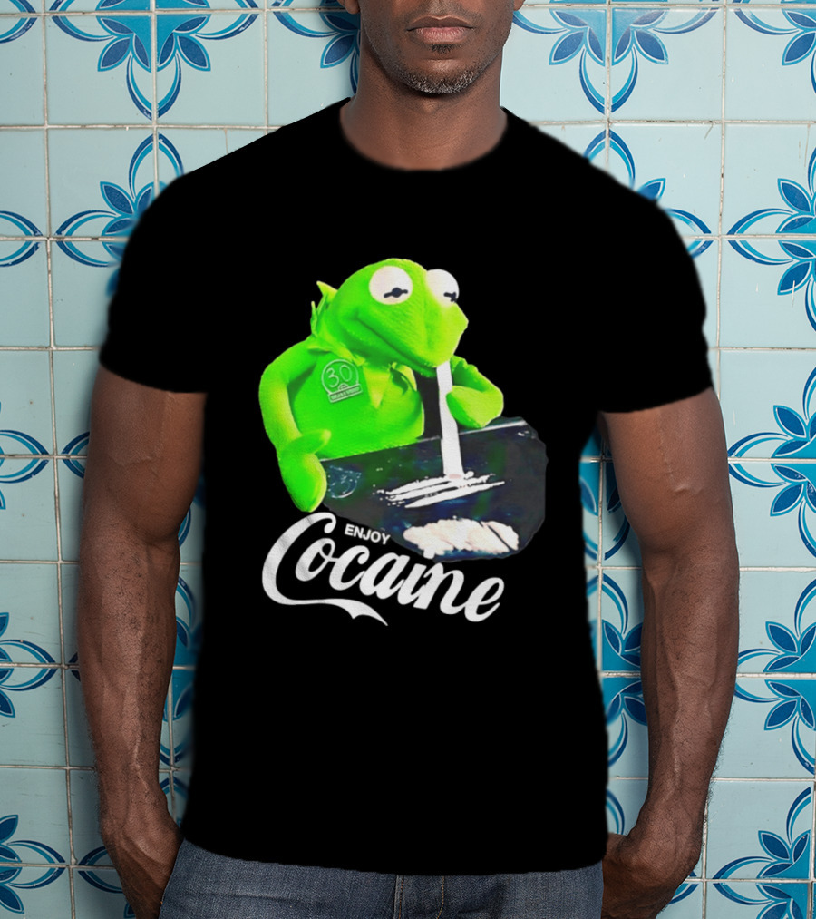 Kermit The Frog Enjoy Cocaine Muppets T-Shirt