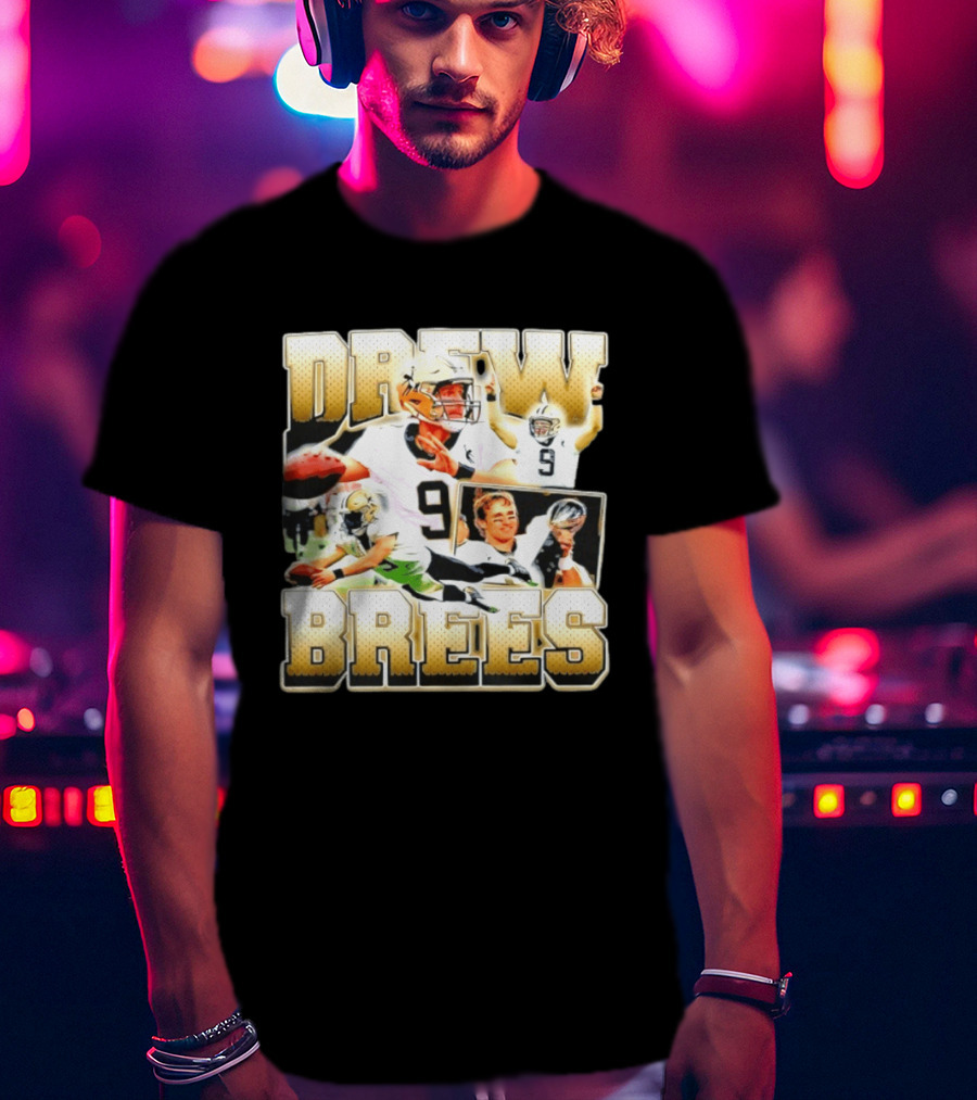 Drew Brees 9 New Orleans Saints Legend T-Shirt