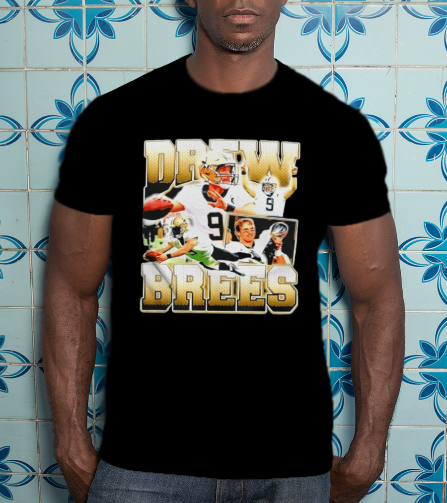 Drew Brees 9 New Orleans Saints Legend T-Shirt