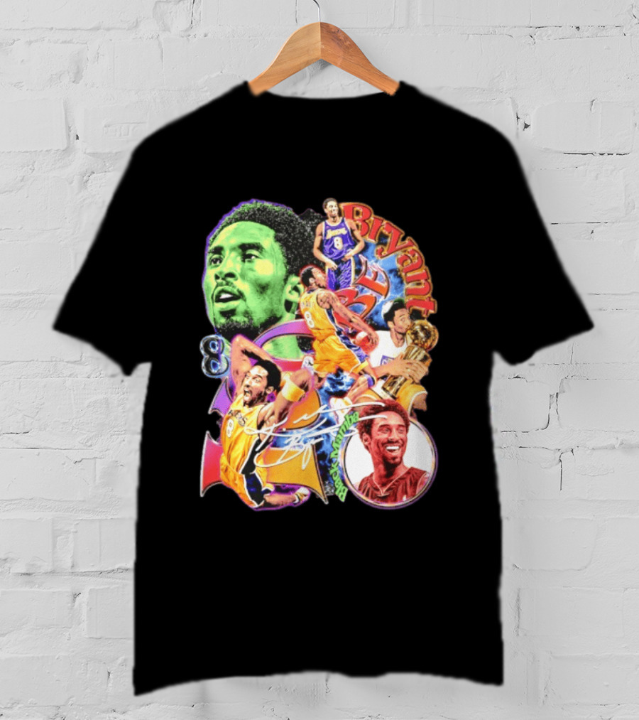 Kobe Bryant 8 Los Angeles Lakers NBA Champion Legacy T-Shirt