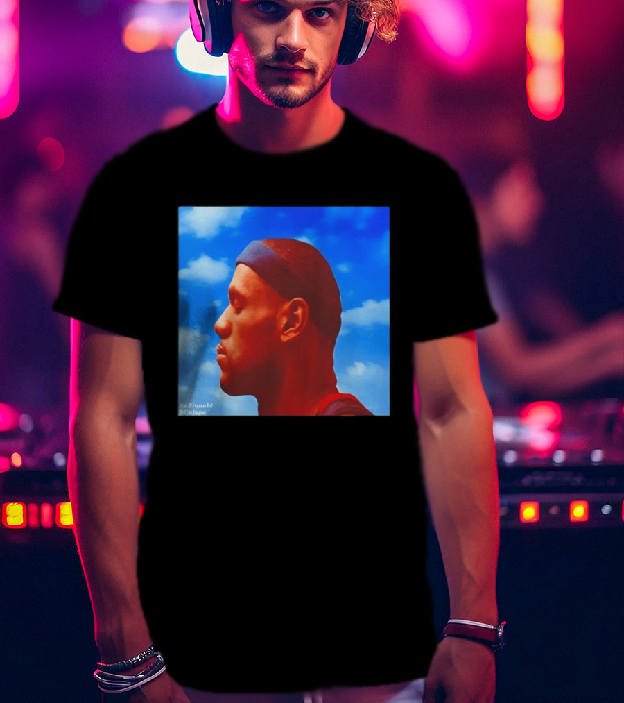 LeBron James LeBronald Mixtape Nothing Was LeSame Los Angeles Lakers Sky T-Shirt