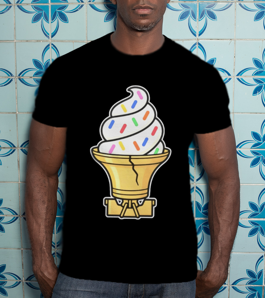 Liberty Bell Ice Cream Cone With Sprinkles Philly T-Shirt
