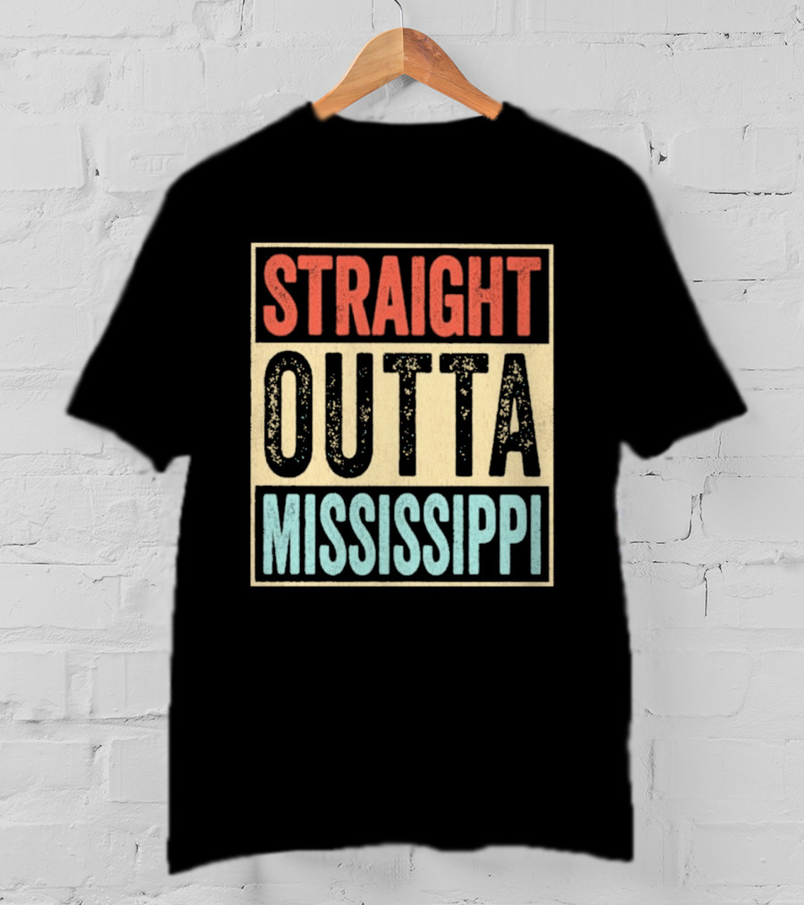 Straight Outta Mississippi Souvenir Performance T-Shirt