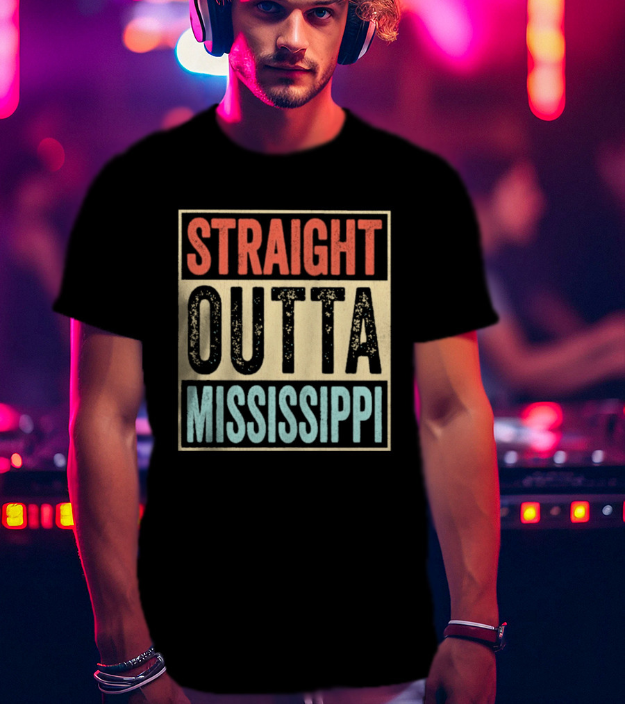 Straight Outta Mississippi Souvenir Performance T-Shirt