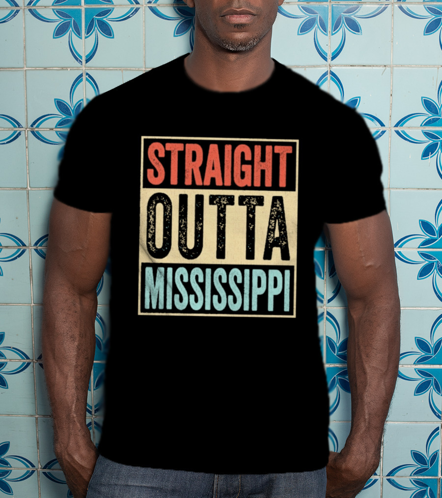 Straight Outta Mississippi Souvenir Performance T-Shirt