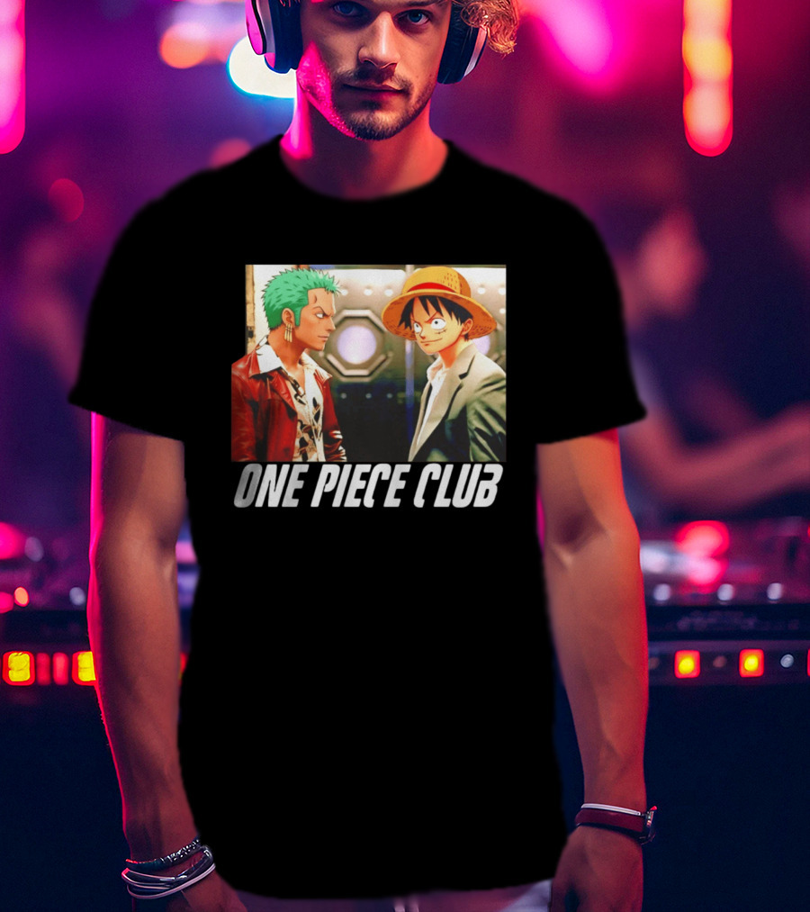 One Piece Club Roronoa Zoro Monkey D Luffy T-Shirt