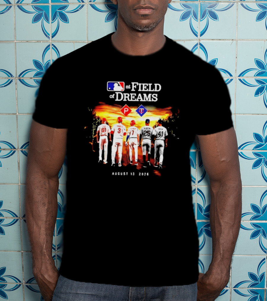 MLB Field Of Dreams Pittsburgh Pirates Vs Minnesota Twins August 13 2026 T-Shirt