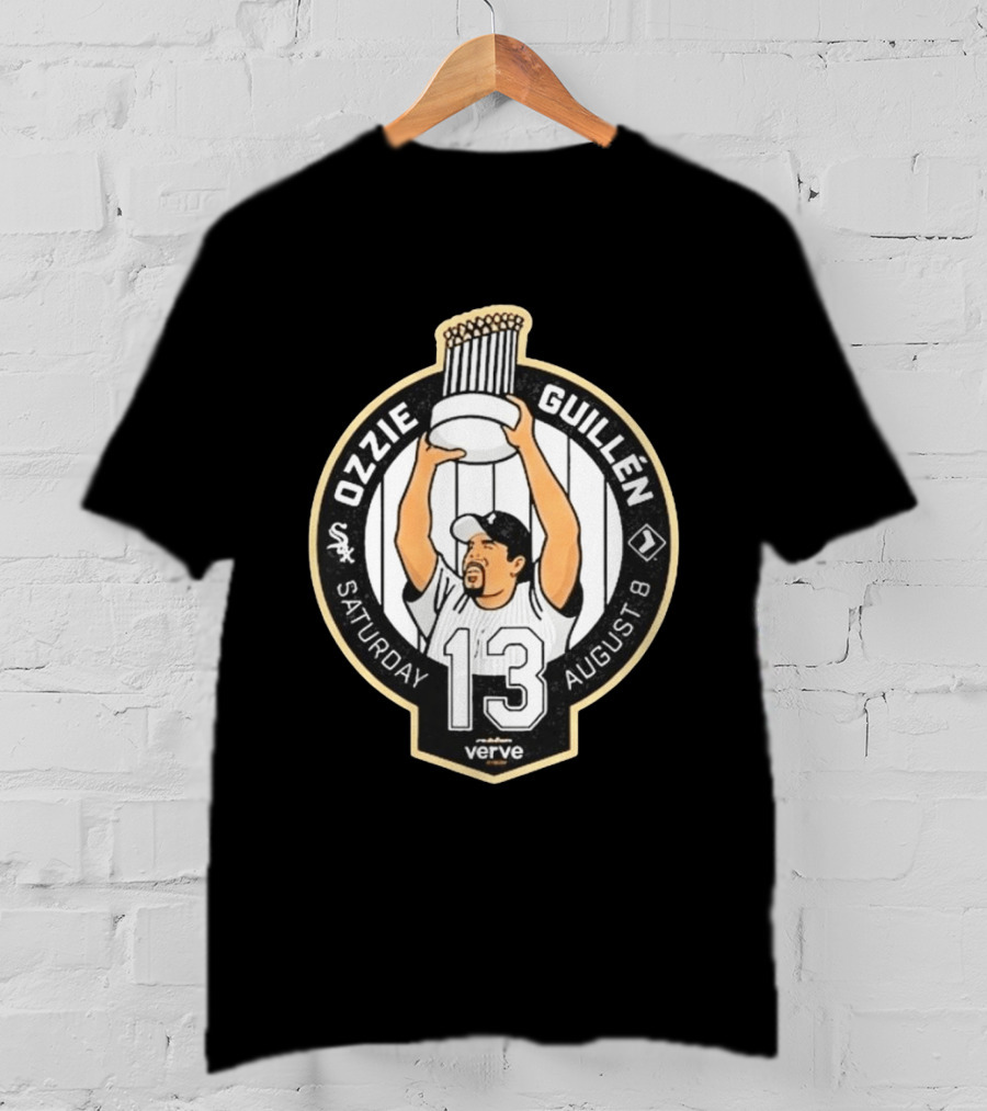 Ozzie Guillen White Sox Verve August 8 Celebration 13 T-Shirt