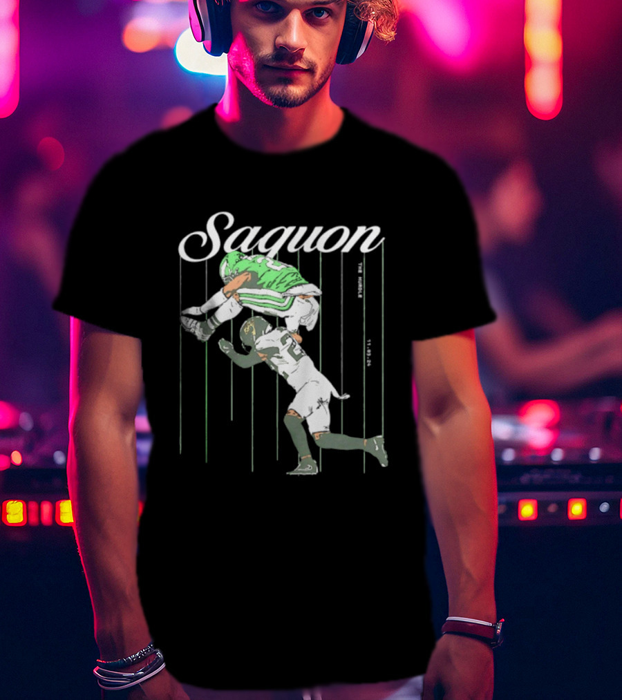 Saquon Barkley Backwards Hurdle Against Philadelphia Eagles T-Shirt