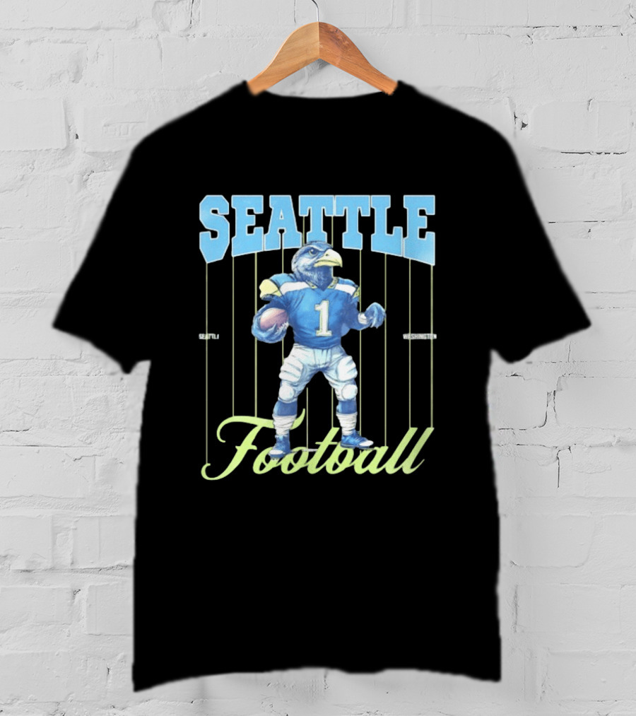 Seattle Seahawks 1 Seattle Washington Football Bird T-Shirt