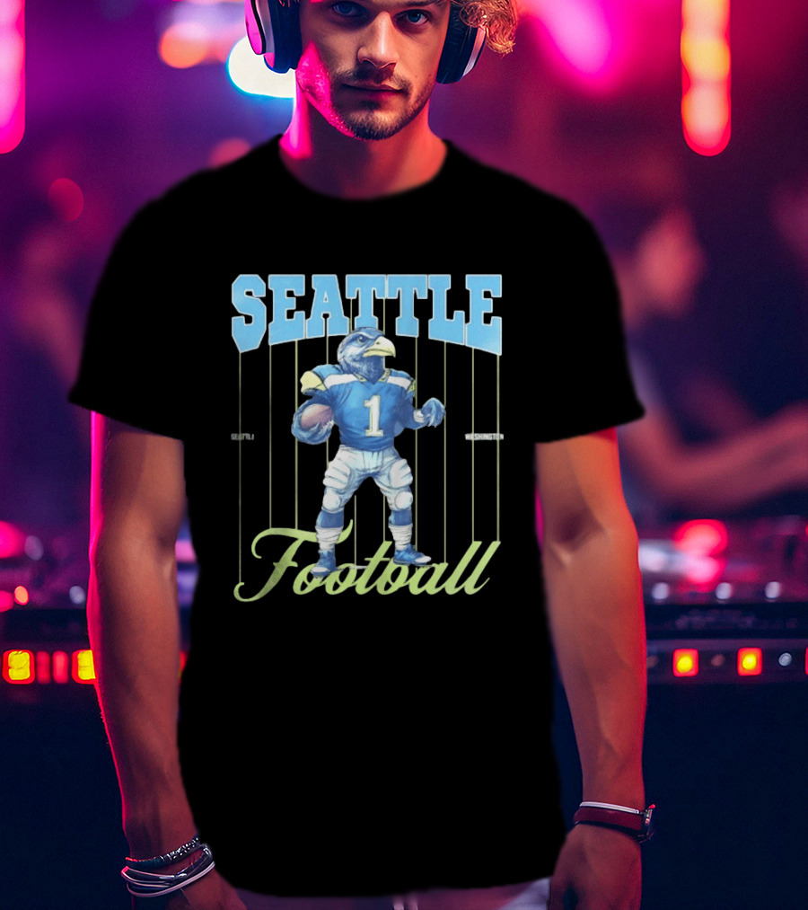 Seattle Seahawks 1 Seattle Washington Football Bird T-Shirt