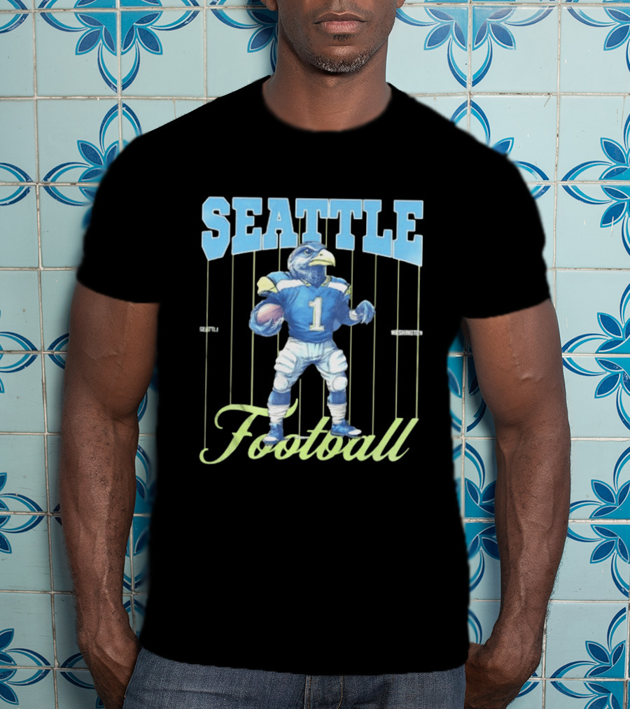 Seattle Seahawks 1 Seattle Washington Football Bird T-Shirt