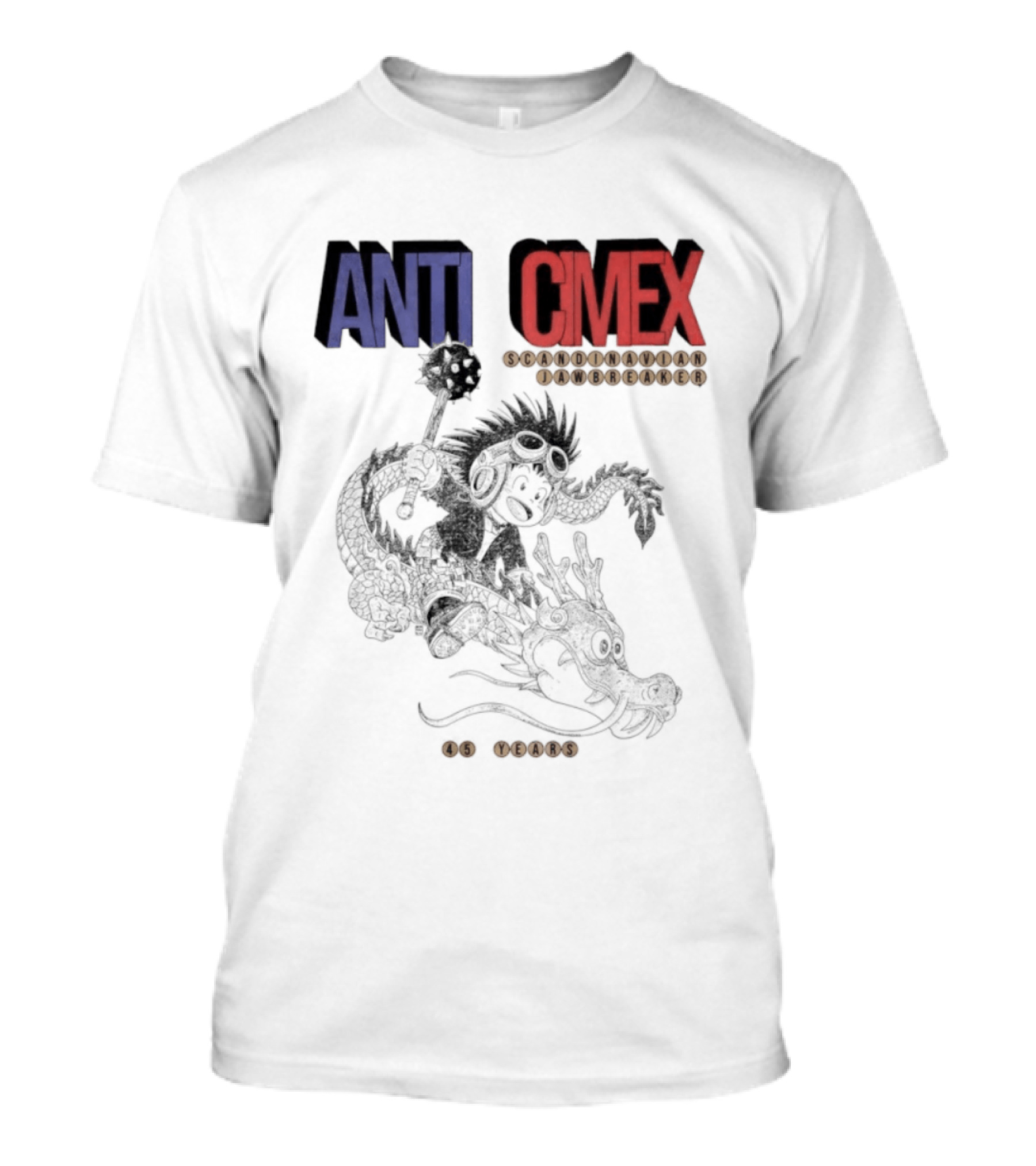 ANTI CIMEX Scandinavian Jawbreaker 45 Years Punk T-Shirt