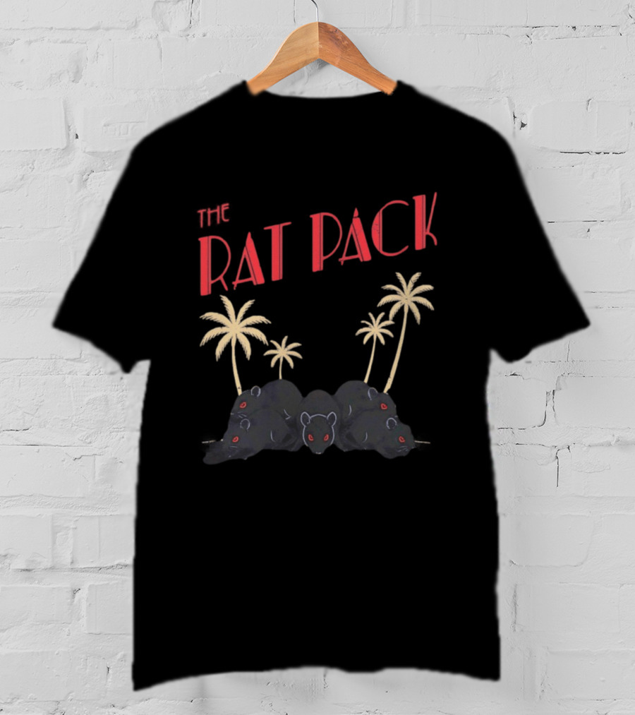 The Rat Pack Florida Panthers Hockey Team Vintage Rats And Palms T-Shirt