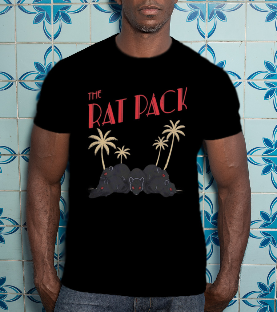 The Rat Pack Florida Panthers Hockey Team Vintage Rats And Palms T-Shirt